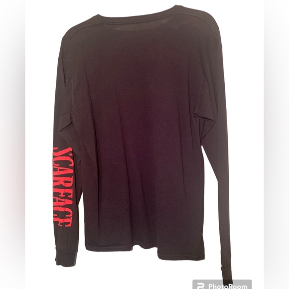 Scarface Long Sleeve Tee Size M Robert Deniro “Every Dog Has It’s Day” - Picture 2 of 9